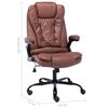 vidaXL Chaise de bureau marron clair similicuir daim