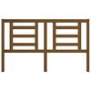 vidaXL T&ecirc;te de lit Marron miel 166x4x100 cm Bois de pin massif