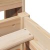 vidaXL Cadre de lit sans matelas 135x190 cm bois de pin massif
