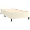 vidaXL Cadre de lit sans matelas cr&egrave;me 100x200 cm similicuir
