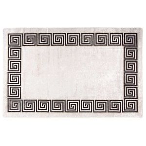 vidaXL Tapis lavable 160x230 cm beige clair