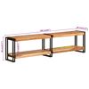 vidaXL Meuble TV 160x30x40 cm bois d'acacia massif