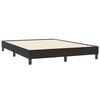 vidaXL Cadre de lit sans matelas noir 160x210 cm velours