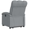 vidaXL Fauteuil inclinable Gris clair Tissu
