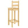 vidaXL Ensemble de bar 3 pcs Bois de pin massif