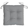 vidaXL Coussins de chaise lot de 4 gris 40x40x7 cm tissu oxford