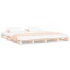vidaXL Lit de palette 200x200 cm bois de pin massif