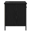 vidaXL Cabinet de chevet avec tiroir 2 pcs Ch&ecirc;ne noir 40 x 42 x 50 cm