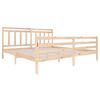 vidaXL Cadre de lit sans matelas bois massif 200x200 cm