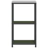 vidaXL Rangement de cuisine Vert olive 60 x 50 x 92 cm Acier