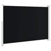 vidaXL Auvent lat&eacute;ral r&eacute;tractable de patio 200x300 cm Noir