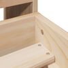vidaXL Cadre de lit sans matelas 75x190 cm bois de pin massif