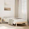 vidaXL Cadre de lit extra long sans matelas 90x210 cm bois massif pin