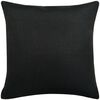 vidaXL Housses de coussin 4 pcs Aspect de lin Noir 40x40 cm