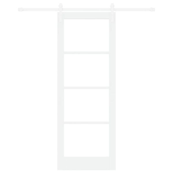 vidaXL Porte coulissante ORKDAL Blanc 78 x 211 cm