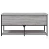 vidaXL Banc de rangement sonoma gris 100x42,5x47 cm bois d'ing&eacute;nierie