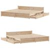 vidaXL Cadre de lit sans matelas 200x200 cm bois massif de pin