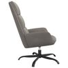 vidaXL Chaise de relaxation Gris clair Velours