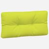 vidaXL Coussins de palette lot de 5 vert vif tissu