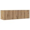 vidaXL Meubles TV muraux 2 pcs ch&ecirc;ne artisanal 100x30x30 cm