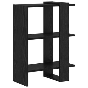 vidaXL &Eacute;tag&egrave;re Ch&ecirc;ne noir 52 x 25 x 71,5 cm Bois d'ing&eacute;nierie