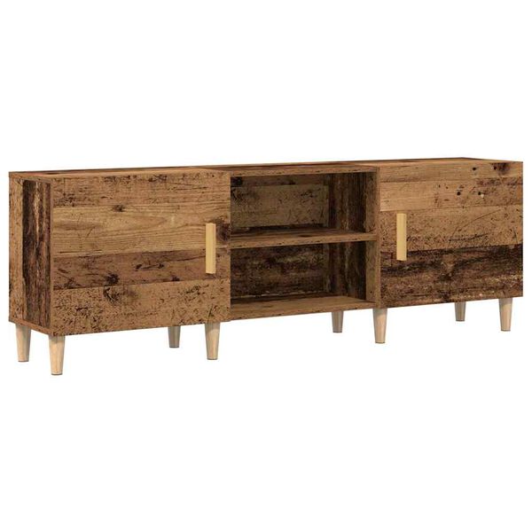 vidaXL Meuble TV Bois ancien 150 x 30 x 50 cm Bois d'ing&eacute;nierie