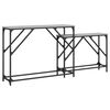 vidaXL Tables console gigognes 2 pcs sonoma gris bois d'ing&eacute;nierie