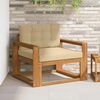 vidaXL Sofa de milieu ext&eacute;rieur Bois d'Acacia Massif Naturel