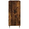 vidaXL Armoire à disques chêne fumé 84,5x38x89 cm bois d'ingénierie