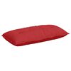 vidaXL Coussin de Dos Rouge 100 x 19 x 50 cm tissu