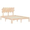 vidaXL Cadre de lit sans matelas 120x200 cm bois de pin massif