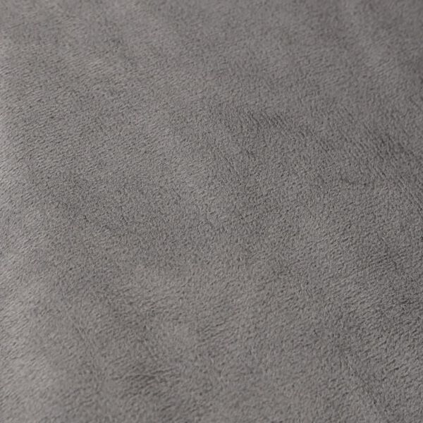 vidaXL Couverture lest&eacute;e avec housse Gris 122x183 cm 5 kg Tissu