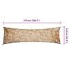 vidaXL Filet de camouflage avec sac de rangement 519x142 cm sable