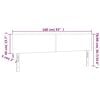 vidaXL T&ecirc;tes de lit 2 pcs Blanc 80x5x78/88 cm Similicuir