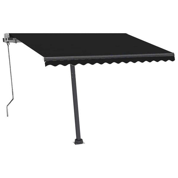 vidaXL Auvent automatique sur pied 350x250 cm Anthracite