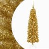 vidaXL Arbre de No&euml;l slim artificiel avec boules 180 cm 300 LED
