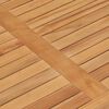 vidaXL Table de jardin 90,5x55,5x30,5 cm Bois de teck solide