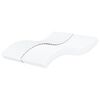 vidaXL Matelas en mousse blanc 180x210 cm duret&eacute; H2 H3