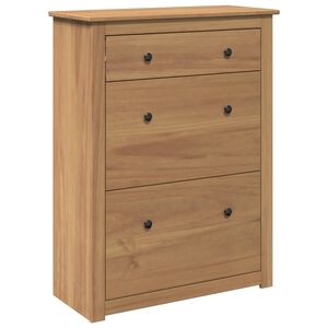 vidaXL Armoire &agrave; chaussures Panama 80x35x105 cm bois de pin massif