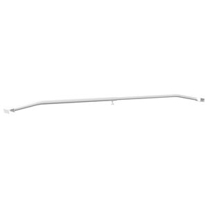 vidaXL Support de b&acirc;che pour remorques Argent&eacute; 102-155 cm Aluminium