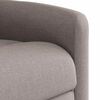 vidaXL Fauteuil de massage inclinable Taupe Tissu