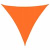 vidaXL Voile de parasol tissu oxford triangulaire 3x3x3 m orange