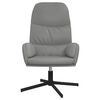 vidaXL Chaise de relaxation Gris Similicuir