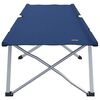 vidaXL Lit de camping pliant 2 pcs Bleu 194 x 62.5 x 42.5 cm