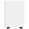 vidaXL Tables de chevet avec tiroir 2 pcs Blanc 30,5 x 30 x 43 cm
