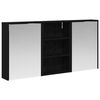 vidaXL Ensemble de Meubles de Salle de Bain 3 pc 126 x 16 x 62.5 cm