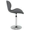 vidaXL Tabouret de bar Gris fonc&eacute; Velours