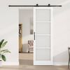 vidaXL Porte coulissante ORKDAL Blanc 78 x 232 cm