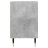 vidaXL Meuble TV gris b&eacute;ton 69,5x30x50 cm bois d'ing&eacute;nierie