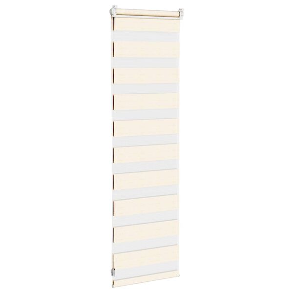 vidaXL Store z&egrave;bre beige marbr&eacute; largeur du tissu 45,9 cm polyester